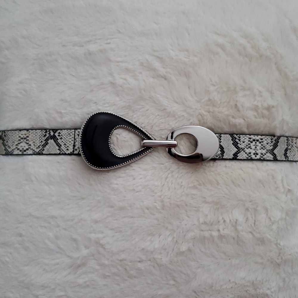 WHBM Adjustable Python Belt NWOT!